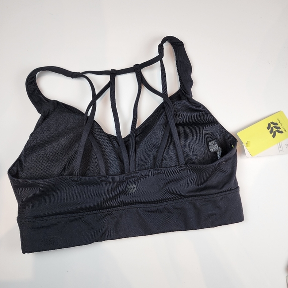 New Black Sports Bra All in Motion Light Support Athletic Bra NWT Size S - Picture 7 of 9